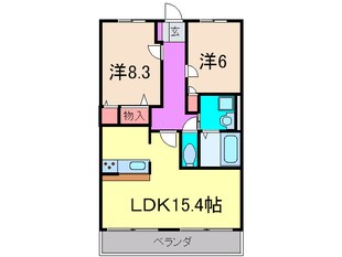 ホリ－ステ－ジ城山の物件間取画像